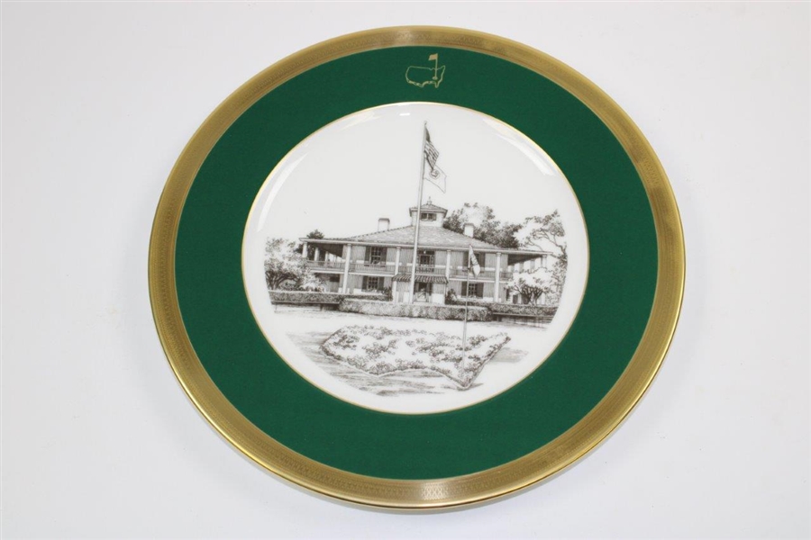 Vinny Giles' 1996 Masters Lenox Limited Edition Member Plate #9 with Original Box with Card