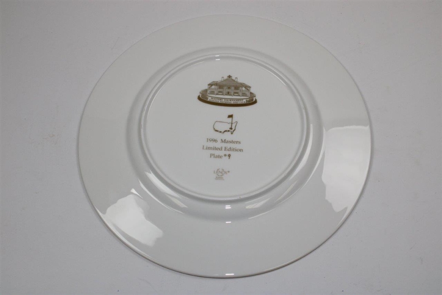 Vinny Giles' 1996 Masters Lenox Limited Edition Member Plate #9 with Original Box with Card