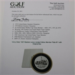Vinny Giles' 1997 Masters Lenox Limited Edition Member Plate #11 with Original Box