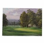 Vinny Giles 1999 Masters Gift - Linda Hartough Signed Ltd Ed #8 Hole Yellow Jasmine Canvas - Sealed