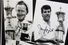Vinny Giles' Personal US Amateur Champs Signed Trophy Photo Display - Giles, Murphy, Sigel, & Ridley JSA ALOA