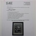 Vinny Giles' Personal US Amateur Champs Signed Trophy Photo Display - Giles, Murphy, Sigel, & Ridley JSA ALOA
