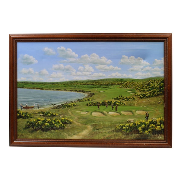 Vinny Giles Personal Fuaran 10th Hole Ltd Ed Sealed Image Giclee #6/195 by Artist Bill Waugh