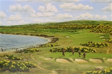 Vinny Giles' Personal 'Fuaran' 10th Hole Ltd Ed Sealed Image Giclee #6/195 by Artist Bill Waugh