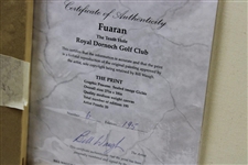 Vinny Giles' Personal 'Fuaran' 10th Hole Ltd Ed Sealed Image Giclee #6/195 by Artist Bill Waugh