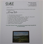 Vinny Giles' Personal 'Fuaran' 10th Hole Ltd Ed Sealed Image Giclee #6/195 by Artist Bill Waugh