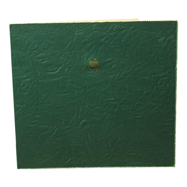 Vinny Giles Augusta National Golf Club 1972 Masters Tournament Amateur Dinner Photo in Folder