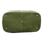 Vinny Giles' Personal Vintage Augusta National Golf Club Used Dk Green Piel Duffel Bag