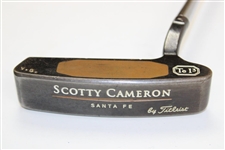 Vinny Giles' Personal Used Scotty Cameron TeI3 Santa Fe Putter with 'V.G.' on Face