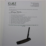 Vinny Giles' Personal Used Scotty Cameron TeI3 Santa Fe Putter with 'V.G.' on Face