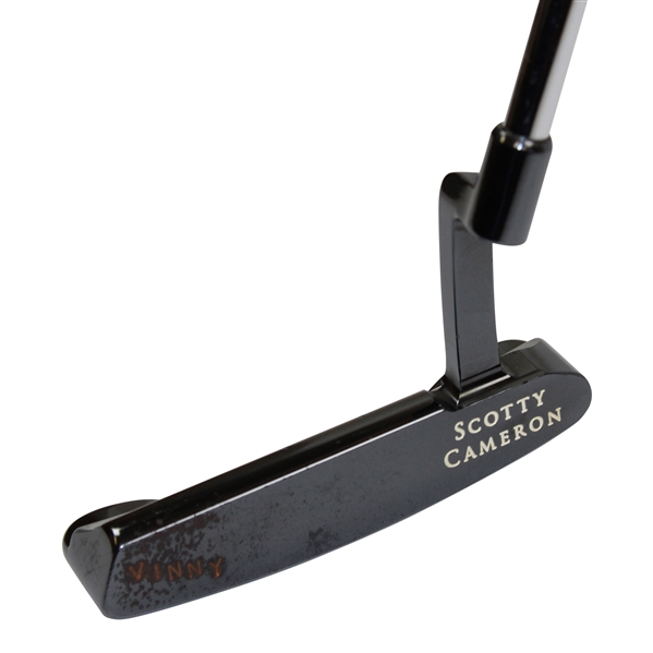 Vinny Giles Personal Used Scotty Cameron Newport Putter with Vinny on Face
