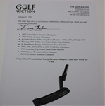 Vinny Giles' Personal Used Scotty Cameron Newport Putter with 'Vinny' on Face