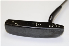 Vinny Giles' Personal Used T.P. Mills Putter with 'V.G.' on Face