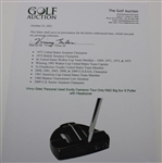 Vinny Giles' Personal Used Scotty Cameron Tour Only R&D Big Sur S Circle T Putter with Headcover