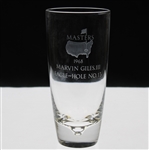 Vinny Giles 1968 Masters Tournament Hole No. 13 Eagle Glass with Original Sleeve - Low Amateur
