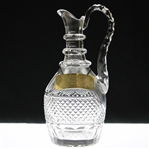Vinny Giles 1989 Virginia Amateur Golfer of the Century Baccarat Glass Pitcher Award - 3.18.89