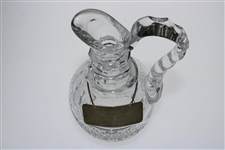 Vinny Giles' 1989 Virginia 'Amateur Golfer of the Century' Baccarat Glass Pitcher Award - 3.18.89