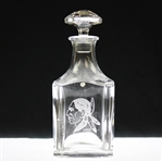 Vinny Giles 1992 Seminole Golf Club Sterling Cut Glass Decanter with Stopper