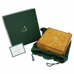 Vinny Giles 2012 Augusta National GC Ltd Ed Masters Gift Burlwood Box in Bag with Card