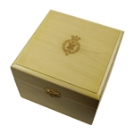 Vinny Giles' The Seniors Open Amateur Leading Competitor Cup in R&A Wood Box