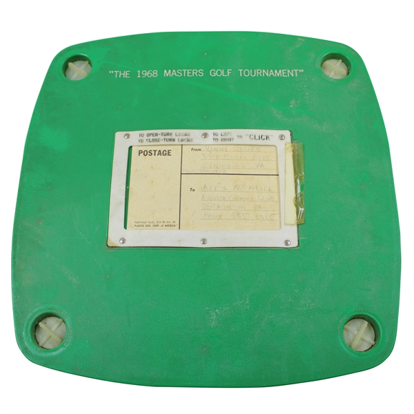 Vinny Giles Personal 1968 Masters Tournament Reel-to-Reel 16mm Film In Case