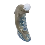 Vinny Giles' Personal 1991 AT&T Pebble Beach Pro-Am Dolphin Decanter 202/800