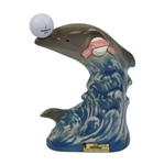 Vinny Giles' Personal 1991 AT&T Pebble Beach Pro-Am Dolphin Decanter 202/800