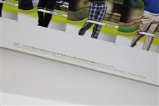 Vinny Giles' Personal Uncut Sheet of 2012 UpperDeck SPA Golf F1 Regular Cards Silver
