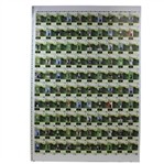 Vinny Giles' Personal Uncut Sheet of 2012 UpperDeck SPA Golf F1 Regular Cards Silver