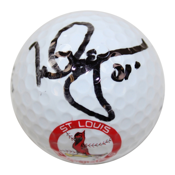 Mark McGwire Signed Personal St. Louis Cardinals and Uniform #25 Logo Golf Ball JSA #RR64564