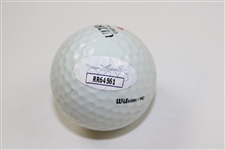 Gale Sayers Signed Wilson 90 Ultra Golf Ball JSA #RR64561