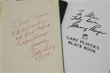 Patty Berg & Gary Player Signed Books - 'Golf (1941)' & 'Black Book (2017)' JSA ALOA