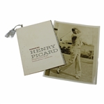 1962 Honoring Henry Picard at Canterbury Program with Post-Swing Wire Photo