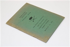 Maureen Orcutt's 1957 Women's Titleholders at Augusta CC Press-Radio TV Record Book - Seldom Seen