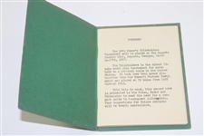 Maureen Orcutt's 1957 Women's Titleholders at Augusta CC Press-Radio TV Record Book - Seldom Seen