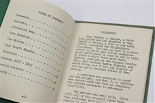 Maureen Orcutt's 1957 Women's Titleholders at Augusta CC Press-Radio TV Record Book - Seldom Seen