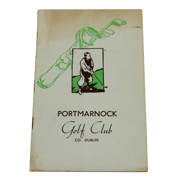 Maureen Orcutts Personal Portmarnock Golf Club Co. of Dublin Official Handbook