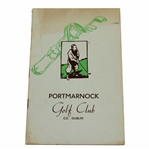 Maureen Orcutts Personal Portmarnock Golf Club Co. of Dublin Official Handbook