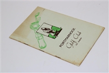 Maureen Orcutt's Personal Portmarnock Golf Club Co. of Dublin Official Handbook