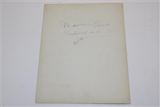 Maureen Orcutt's Original John Hemmer (Pinehurst, N.C.) Photo