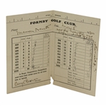 Maureen Orcutts 1930 British Ladies Amateur Scorecard at Formby Golf Club