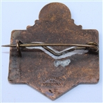 1921 U.S. Open - Jim Barnes - Columbia Country Club Contestant Badge #107 - ONE OF THE RAREST KNOWN!