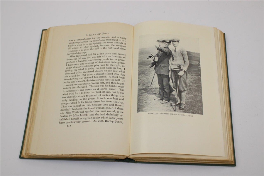 Francis Ouimet Signed 1932 'A Game of Life' Ltd Ed #92/550 1St Ed Book JSA ALOA