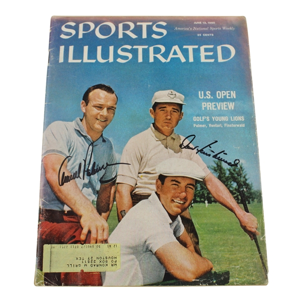 Arnold Palmer & Dow Finsterwald Signed 1960 Sports Illustrated - June 13th JSA #HH62513