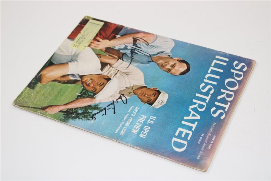 Arnold Palmer & Dow Finsterwald Signed 1960 Sports Illustrated - June 13th JSA #HH62513