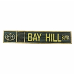 Arnold Palmers Florida Home Course Bay Hill Blvd Wooden Used Street Name Sign