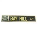 Arnold Palmer's Florida Home Course Bay Hill Blvd Wooden Used Street Name Sign