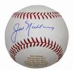 Jack Nicklaus Ltd. Ed. #7/18 Signed Rawlings "Stats" Baseball with Certificate of Authenticity 