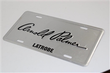 Arnold Palmer 'Latrobe' Silver Dealership License Plate