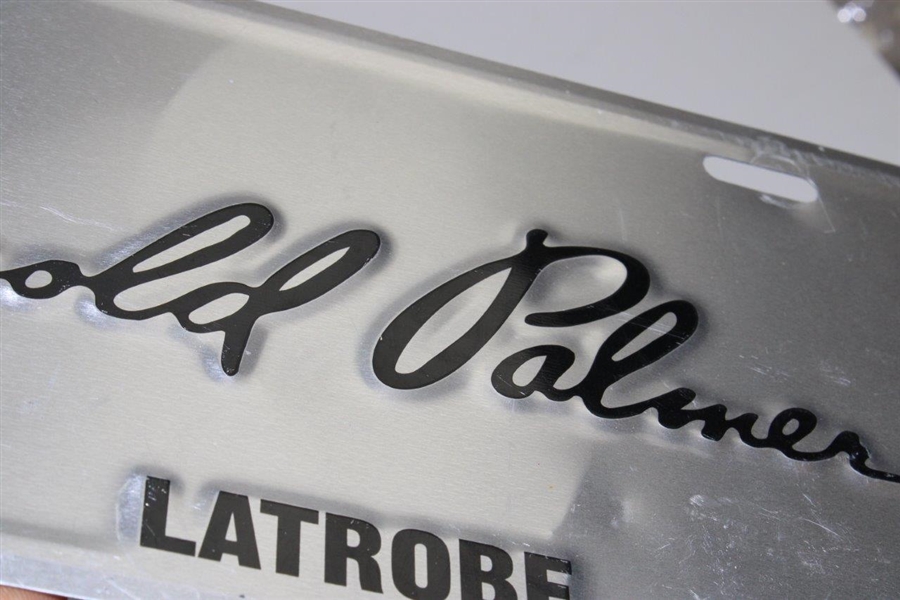 Arnold Palmer 'Latrobe' Silver Dealership License Plate